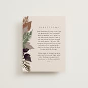 "Autumnal" - Direction Cards in Natural by Alethea and Ruth - Front