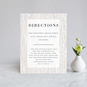 "Rustic Grain" - Direction Cards in Ashwood by Oma N. Ramkhelawan - Front