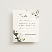 "Inverness" - Direction Cards in Pistachio by Nicole Whiddon - Front