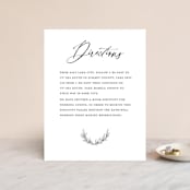 "Ridgeline" - Direction Cards in Ivory by Eric Clegg - Front