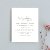 "Valencay" - Direction Cards in Silk by chocomocacino - Front