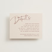 "Millennial" - Direction Cards in Rose by Hooray Creative - Front
