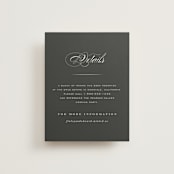 "Vow" - Direction Cards in Tuxedo by Leah Bisch - Front
