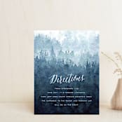 "Mountain Retreat" - Direction Cards in Evening Sky by Design Lotus - Front