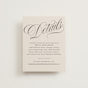 "Mirin" - Direction Cards in Linen by Kate Ahn - Front