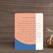 "Color Arch" - Direction Cards in Aquatic by Baumbirdy - Front