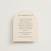 "Infinite" - Direction Cards in Ivory by Angela Thompson - Front