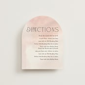 "First light" - Direction Cards in Blush by Itsy Belle Studio - Front