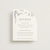 "Enchanted Evening" - Direction Cards in Lavender by Design Lotus - Front