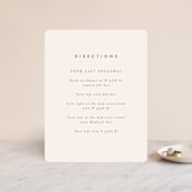 "desert chic" - Direction Cards in Blush by AK Graphics - Front
