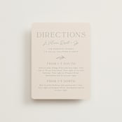 "Soft Arch" - Direction Cards in Sage by Erica Krystek - Front