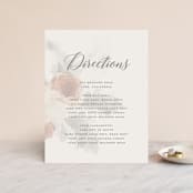 "rose drop" - Direction Cards in Rose by Cass Imagines - Front
