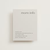 "Align" - Direction Cards in Linen by JoAnn Jinks - Front