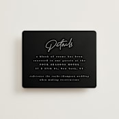 "Gotham" - Direction Cards in Ink by Ana Sharpe - Front