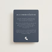 "Cascading Floral" - Direction Cards in Lagoon by Corinne Malesic - Front