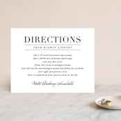 "Typography" - Direction Cards in Pearl by lena barakat - Front