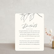 "Elysium" - Direction Cards in Linen by Design Lotus - Front