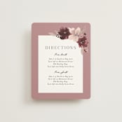 "Emyn" - Direction Cards in Burgundy by Itsy Belle Studio - Front