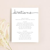 "The Happy Couple" - Direction Cards in Tangerine by R studio - Front
