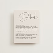 "stylist script" - Direction Cards in Ivory by Cass Loh - Front