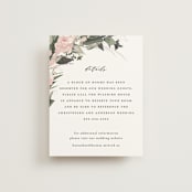 "Ivory Ring" - Direction Cards in Blush by Susan Moyal - Front