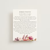 "Autumn Vows" - Direction Cards in Burnt Orange by Chris Griffith - Front