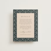 "Arched Pampas" - Direction Cards in Basil by Kaydi Bishop - Front