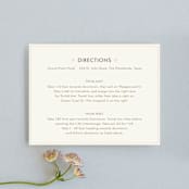 "Modern Barn Wood" - Direction Cards in Rose by Johanna McShan - Front