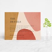"Galeria" - Direction Cards in Autumn Desert by Kelly Schmidt - Front