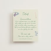 "tablescape drawing" - Direction Cards in Garden by Cass Loh - Front