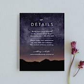 "Starry Skies" - Direction Cards in Twilight by Kelly Schmidt - Front