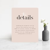 "Loved" - Direction Cards in Champagne by Angela Garrick - Front