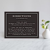 "Simply Framed" - Direction Cards in Blush by Maddy Hague - Front