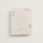 "Lennox" - Direction Cards in Harvest by Kristie Kern - Front