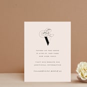 "initals" - Direction Cards in Champagne by Lori Wemple - Front