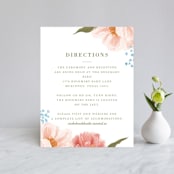 "Peony Gardens" - Direction Cards in Peony by Inna Moreva - Front