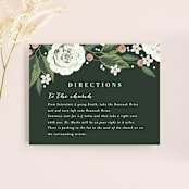 "Climbing Rose" - Direction Cards in Leaf by Alethea and Ruth - Front