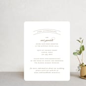 "divine" - Direction Cards in Gilded Gold by Jennifer Postorino - Front