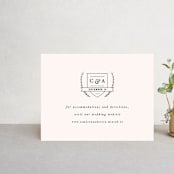 "Astor" - Direction Cards in Blush by Carly Reed Walker - Front