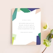 "Gemstones" - Direction Cards in Jewel by Lori Wemple - Front