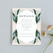 "Eternity" - Direction Cards in Sage by Leah Bisch - Front