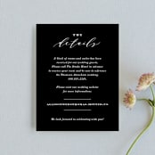 "Perspective" - Direction Cards in Noir by Kimberly FitzSimons - Front