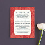"Deep Blue" - Direction Cards in Deep Blue by Paper Sun Studio - Front