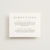 "The Space Between" - Direction Cards in Sugar by Jessica Williams - Front