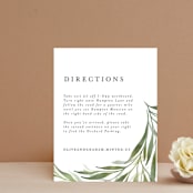 "Orchard" - Direction Cards in Laurel Bough by Erin L. Wilson - Front