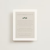 "Watermark" - Direction Cards in Cypress by Kaydi Bishop - Front