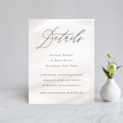 "Overjoyed" - Direction Cards in Taupe by Ana Sharpe - Front