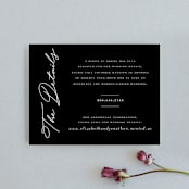 "Apeiron" - Direction Cards in Ebony by GeekInk Design - Front