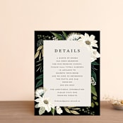 "Botanical Ring" - Direction Cards in Ivory by Susan Moyal - Front
