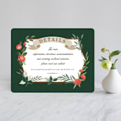 "Nature's Crest" - Direction Cards in Forest by Paper Sun Studio - Front